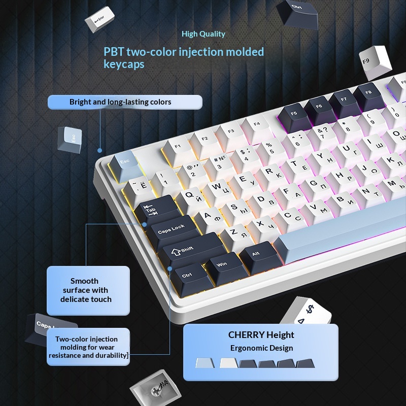 Furycube Rx75 Pro Tri Mode Rus - Gaming Keyboard Not Typing ulasan dan harga
