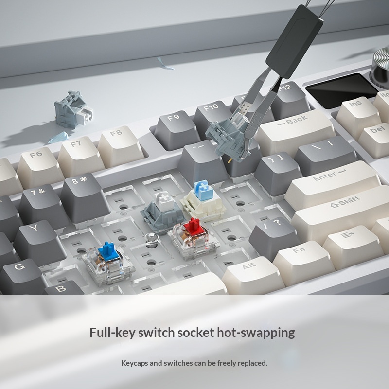 Bestseller Lt84 Tri Mode Wirel - Gaming Keyboard Not Typing ulasan dan harga