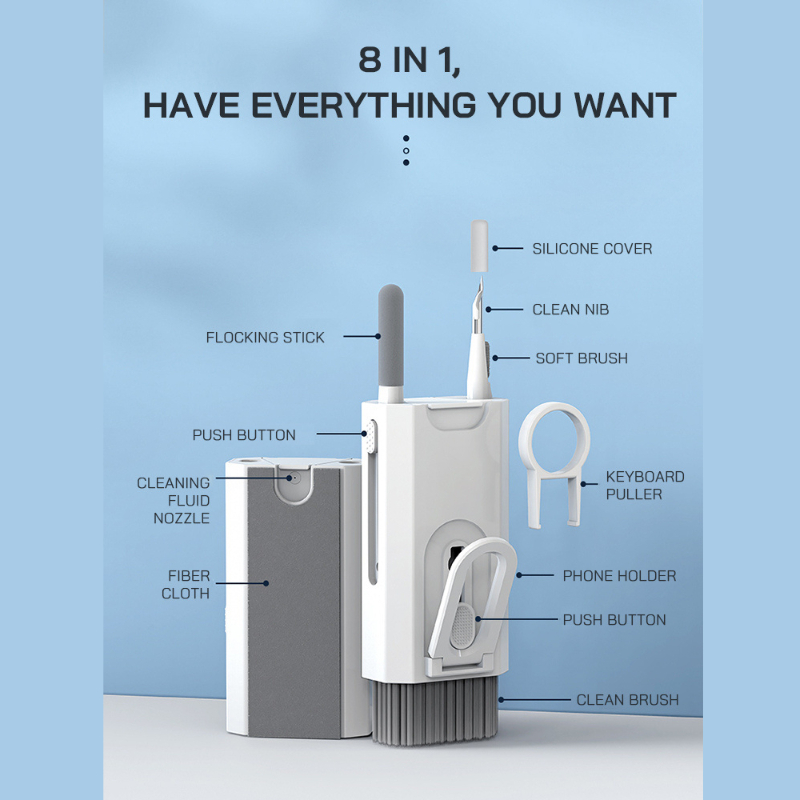 8 In 1 Cleaning Computer Keybo - Keycap Puller Ring ulasan dan harga