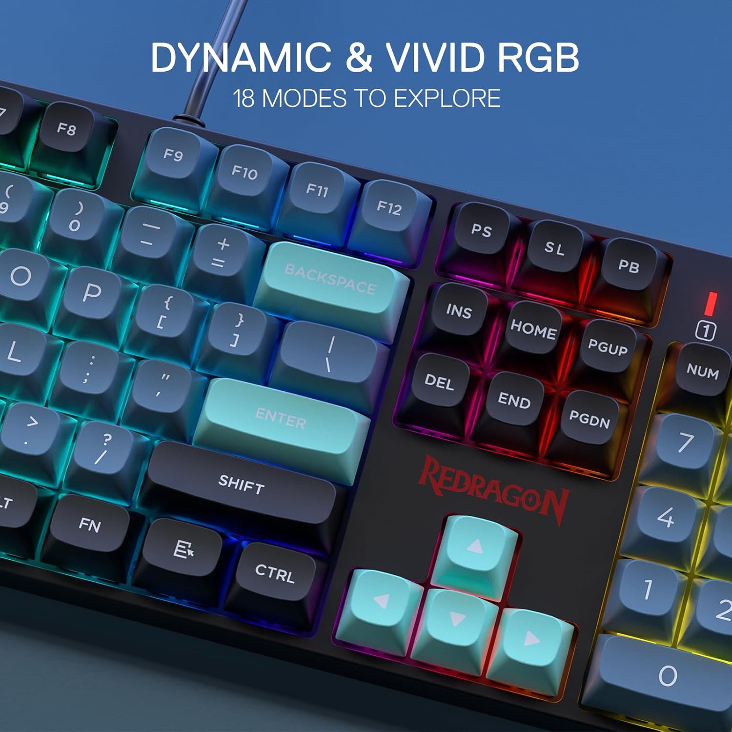 Redragon K582 SE Wired RGB 104 - Gaming Keyboard Thocky ulasan dan harga