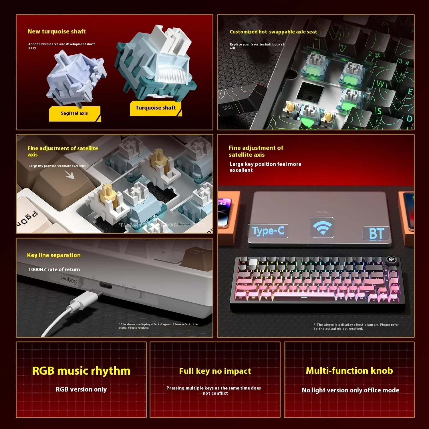 Leobog Hi75C Hi75 Hi75C Pro Al - Gaming Keyboard Number Pad ulasan dan harga