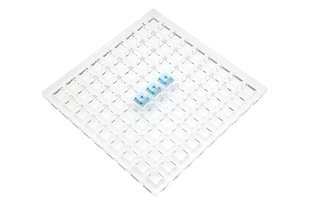 Acrylic Switch Tester 9x9 clea - Gaming Keyboard Tester ulasan dan harga