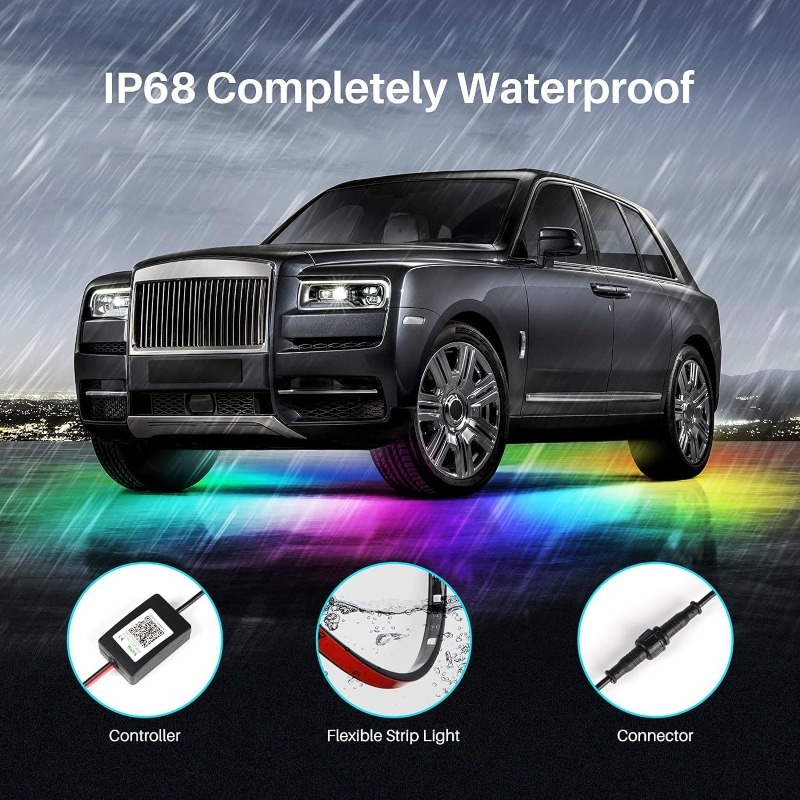 4in1 Car Flexible Underglow St - Rgb Underglow Strip ulasan dan harga
