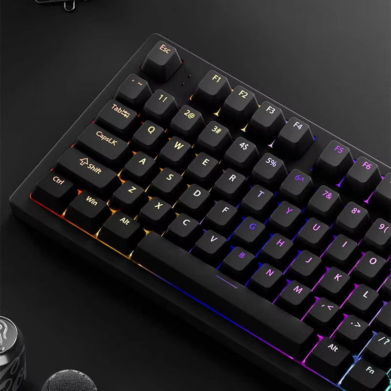 130+ Keys Black Custom Double  - Keyboard Gaming Black ulasan dan harga
