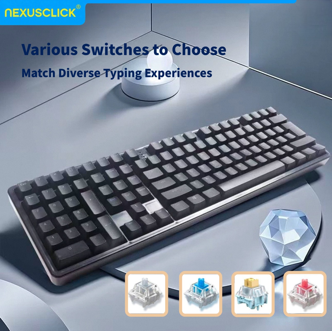 NexusClick Ergonomic Left Hand - Gaming Keyboard Number Pad ulasan dan harga